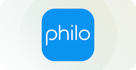 Логотип Philo TV.