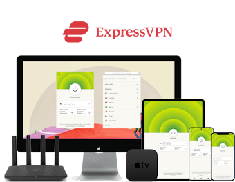 Pré-visualização: Capturas de tela App ExpressVPN em todos dispositivos