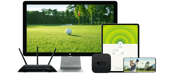 Schauen Sie Golf mit einem VPN live online in HD