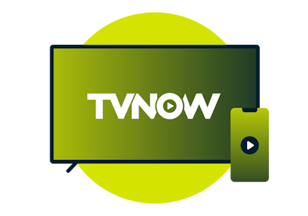 Assista o TVNOW na TV e dispositivos móveis.