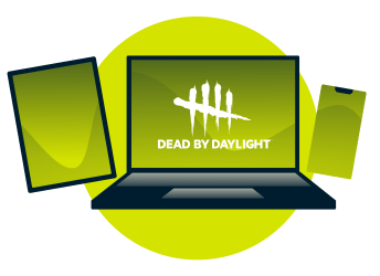 Laitteita, joissa näkyy Dead by Daylightin kuvake