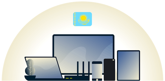 Kazakhstan VPN protecting a variety of devices.