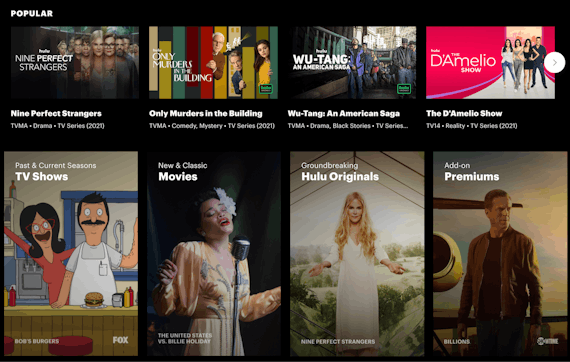 Filmes e programas de TV do Hulu VPN
