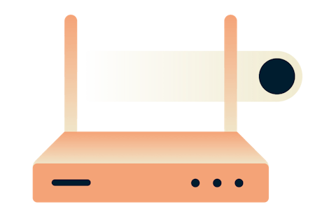 جهاز توجيه VPN متصل دائمًا.