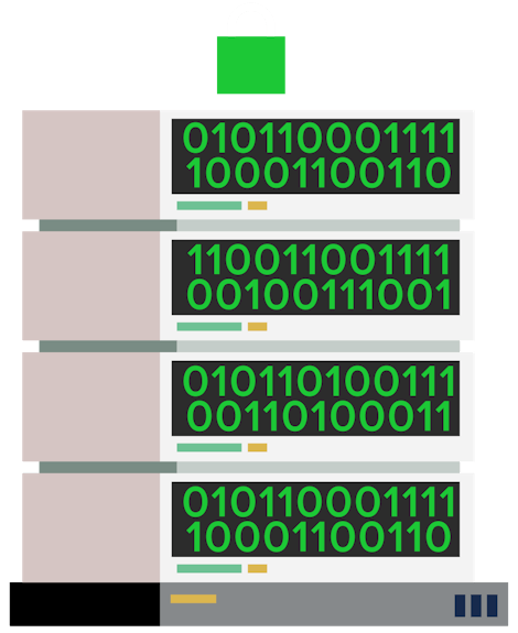 ExpressVPN TrustedServer technology loaded onto servers.