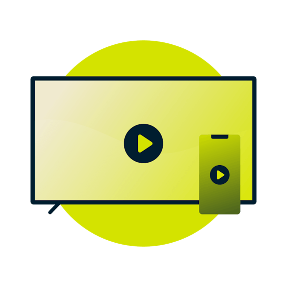 Use VPN to mirror TV with Chromecast.