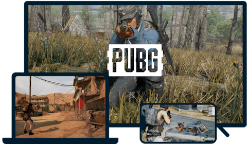 PUBG: Battlegrounds on a variety of devices.