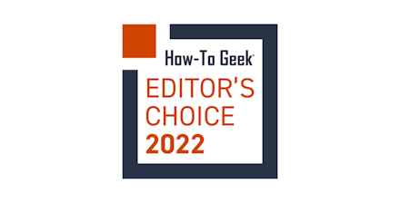 Editor's-Choice-Badge von How-to Geek für Aircove-Testimonials.