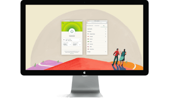 Предпросмотр: скриншоты экрана приложения ExpressVPN для устройств iMac