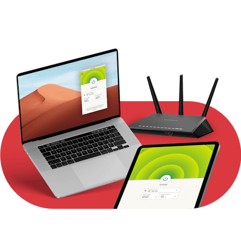 Ordinateur portable, tablette et routeur, tous sécurisés avec ExpressVPN.