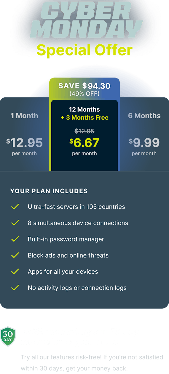 ExpressVPN plans and pricing