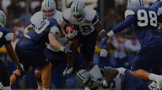 Drużyna NFL Dallas Cowboys grająca w futbol