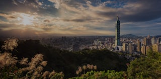 Taiwan city skyline
