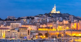 A cidade de Marselha.