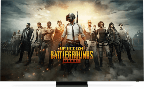 Кто-то играет дома в PUBG на приставке.