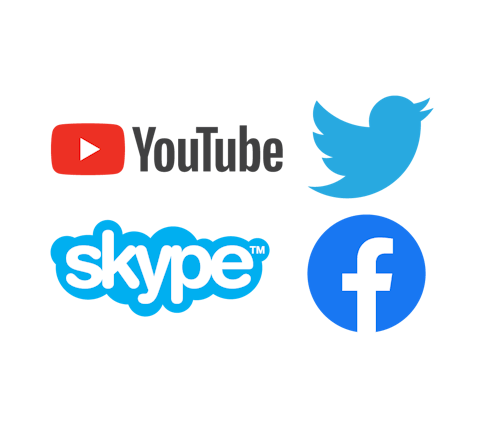 Gebruik ExpressVPN om YouTube, Twitter, Skyoe, Facebook en meer te deblokkeren. 