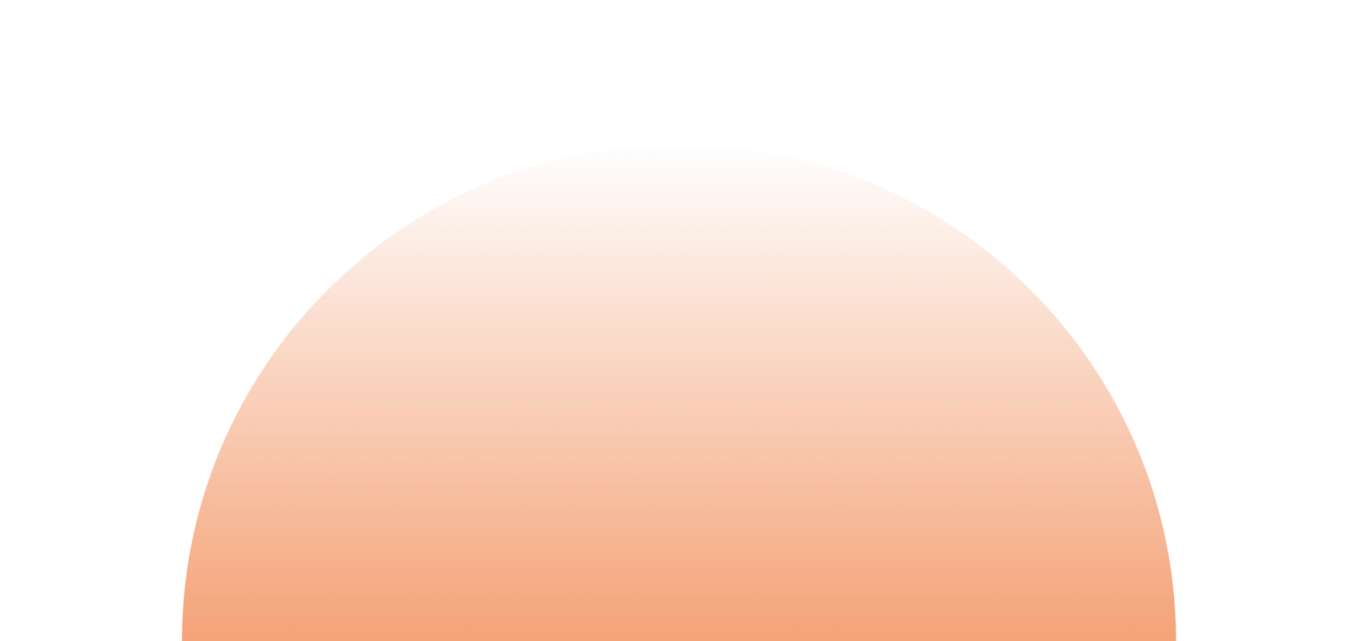 Halbkreis in Orange