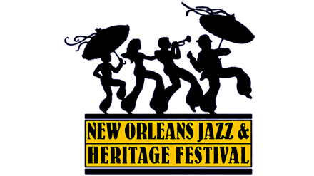 New Orleans Jazz & Heritage Festival logo.