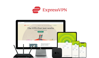 Предпросмотр: сайт ExpressVPN на разных устройствах