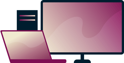 VPNのあるコンピュータ。