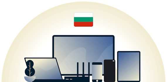 Bulgaria VPN protegendo uma variedade de dispositivos.