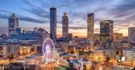 Panorama de la ville d'Atlanta.
