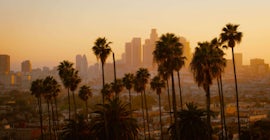 Lo skyline di Los Angeles.