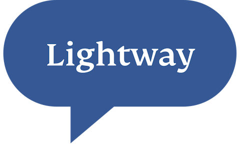 Taleboble med Lightway-protokol.