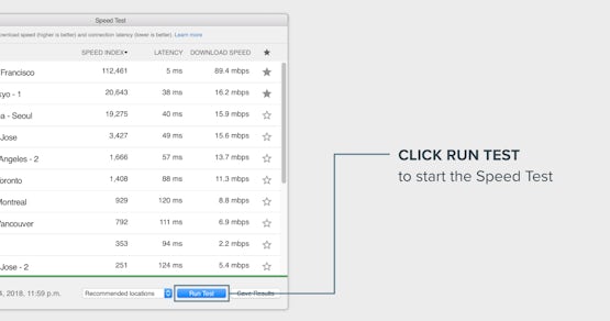 Get the fastest internet connection with ExpressVPN.