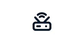 Icona del router Wi-Fi.