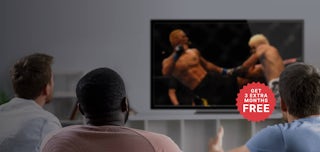 People watching UFC fight live