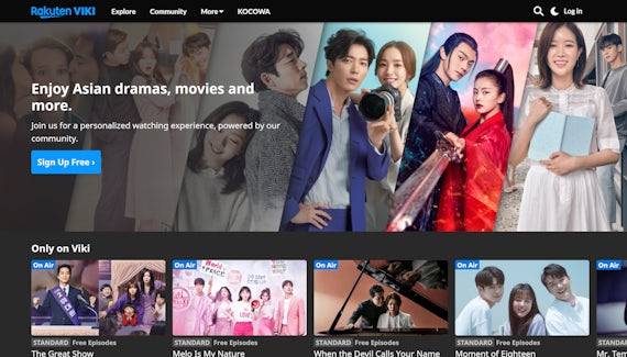 Rakuten Viki erbjuder ett stort urval av aktuell och klassisk koreansk drama