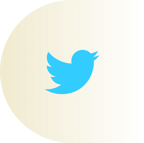 O logotipo do Twitter.