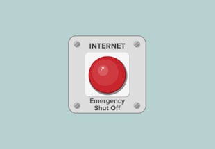 Internet kill switch button