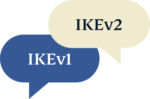 IKEv1 vs. IKEv2.