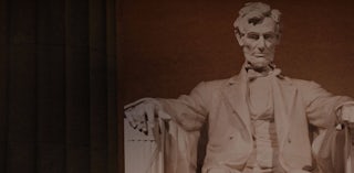 The Lincoln Memorial in Washington, DC.