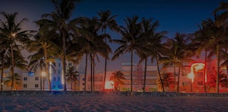 Una playa en Miami.