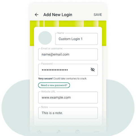 New notes field on Add New Login UI for ExpressVPN Keys
